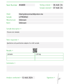 Letrozole 2.5mg 90tab