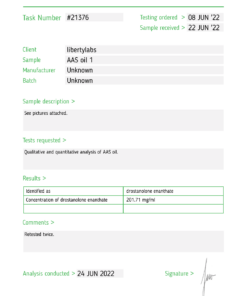 Drostanolone Enanthate 200mg