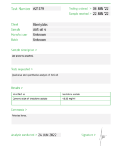 Trestolone Acetate 50mg